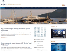 Tablet Screenshot of porthercegnovi.com